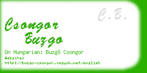 csongor buzgo business card